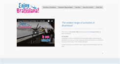 Desktop Screenshot of enjoy-bratislava.com